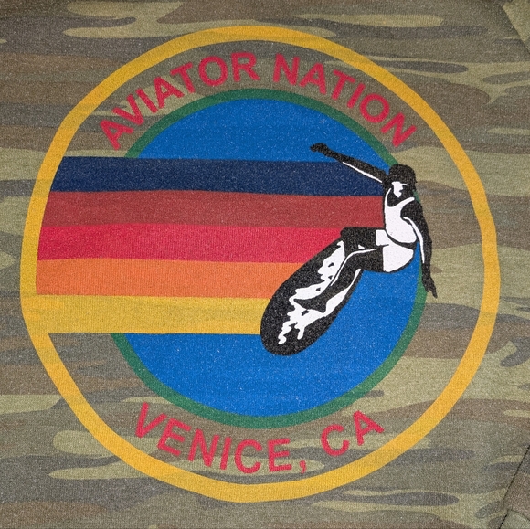 Aviator Nation Camo Men's XS Ladies Small - Picture 3 of 9